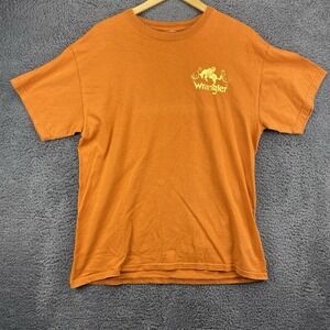 Wrangler T Shirt Men‎ L Cowboy Rodeo Western Graphic Cotton Crew